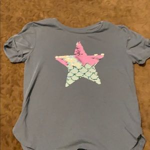 Sequin star tee
